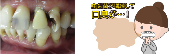 悪臭がします
