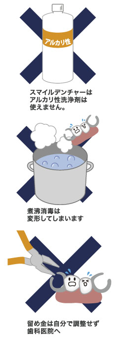 お手入れの注意点