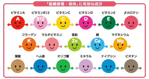 《組織修復・保持》に有効な成分